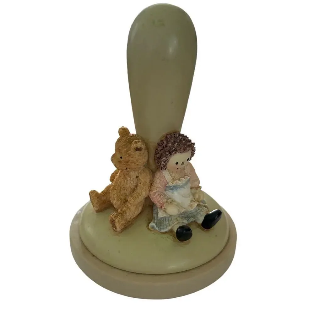 BROWN BAG COOKIE ART 1998 Raggedy Ann Cookie Press Stamp Friends #25 Teddy Bear